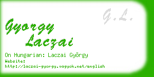 gyorgy laczai business card
